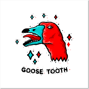 Goose tooth Posters and Art